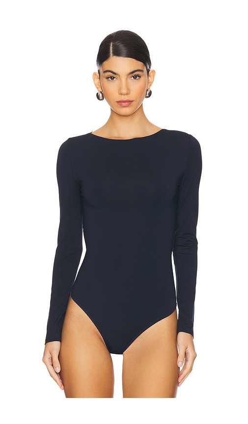 Shop Sans Faff Cross Back Bodysuit In 네이비