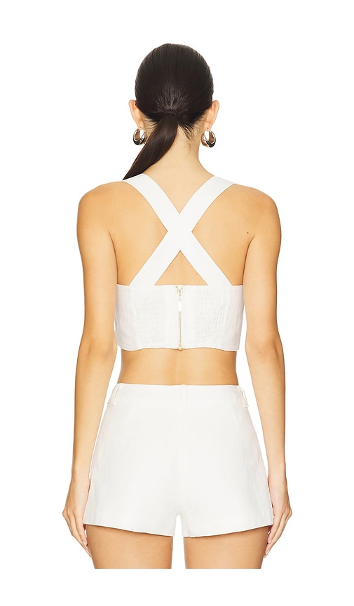  Sans Faff Bustier Sorrento In White. Größe Xs. Also In L. 