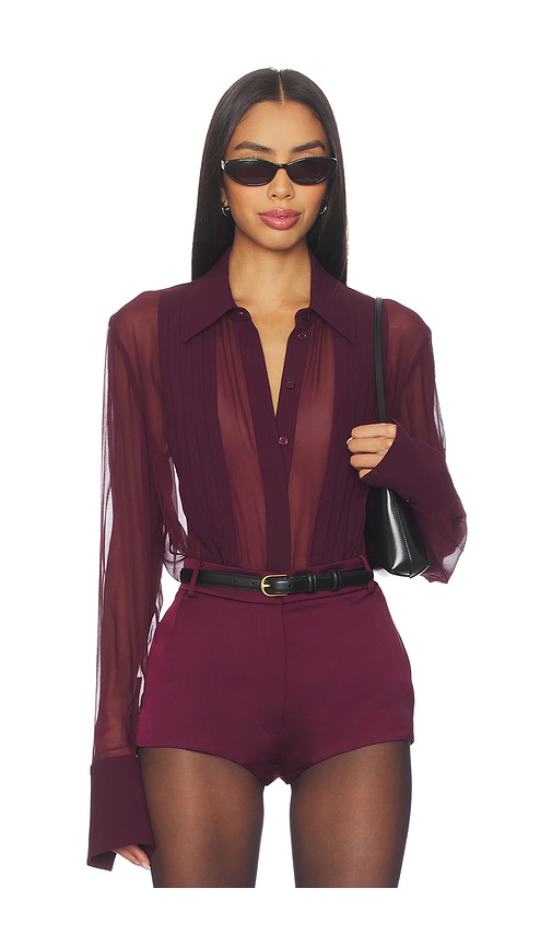 SANS FAFF Meghan Panelled Silk Blouse