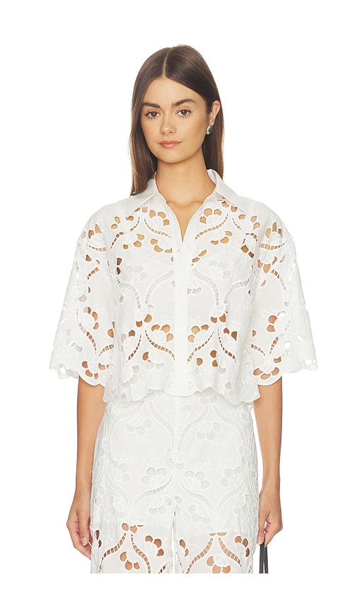 Sans Faff Valentine Top In White