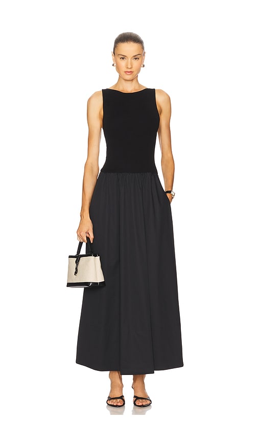 Bateau Cut Out Dress in Black. - size XXS (also in L, M, S, XL, XS)