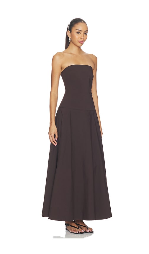  St. Agni Trägerloses Rouleau-kleid In Chocolate. Größe Xs. Also In S, M, L. 