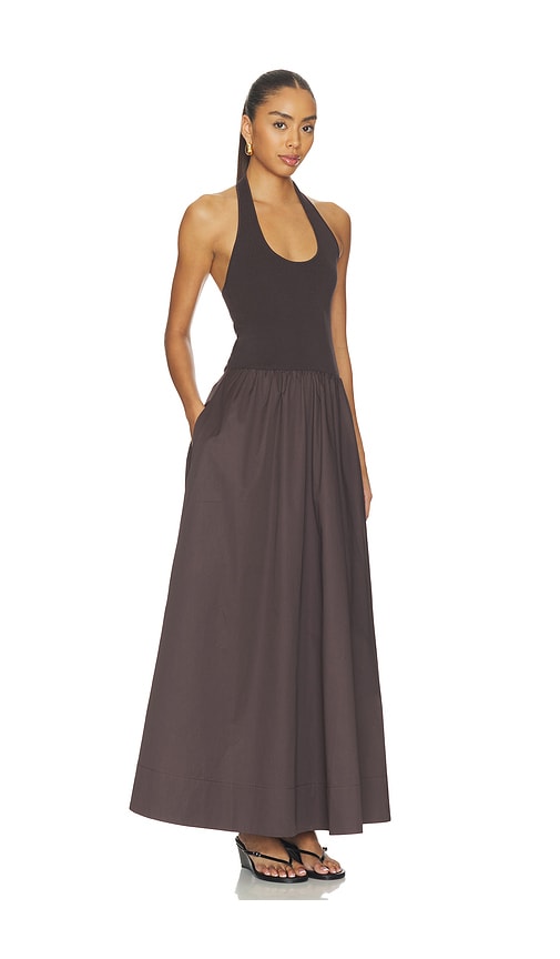 St. Agni Halter Gathered Dress