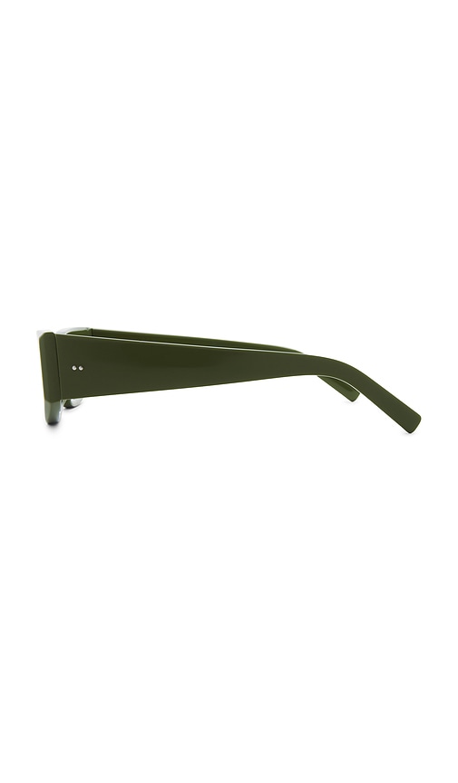  St. Agni Rechteckige Sonnenbrille In Olive. 
