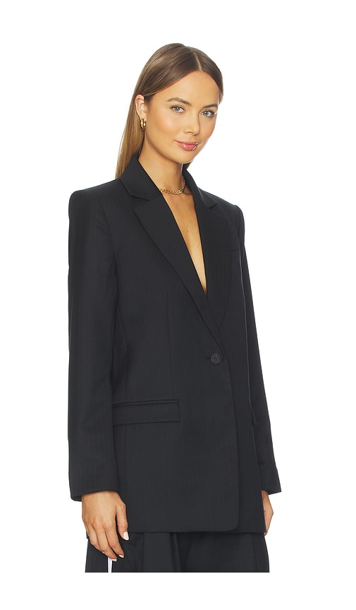 St Agni Split Back Blazer €“ É»‘色细æ�¡çº¹. Űºç � Xs (also €“ L, M, S, Xl). In Black
