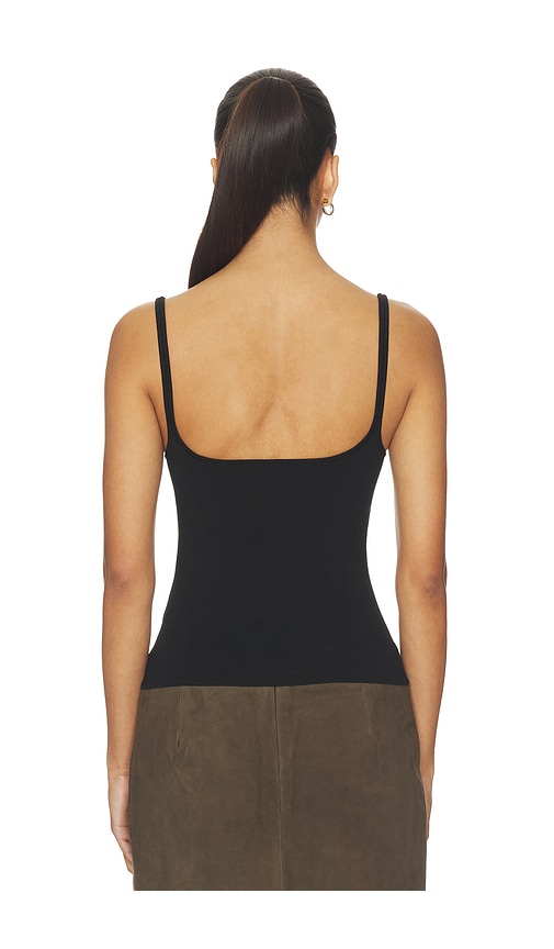  St. Agni Schmal Geschnittenes Stricktop Mit Eckigem Ausschnitt In Black. Größe Xs. Also In S, M, L. 