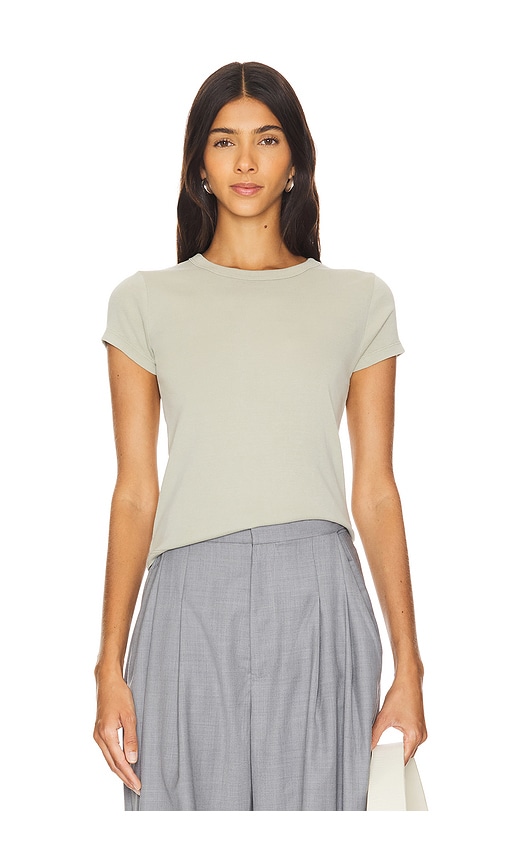 St. Agni Organic Cotton Baby Tee in Moss Grey