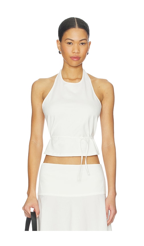 St. Agni Soft Jersey Halter Top