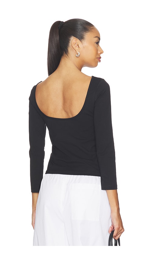 St. Agni Soft Jersey Ballerina Top