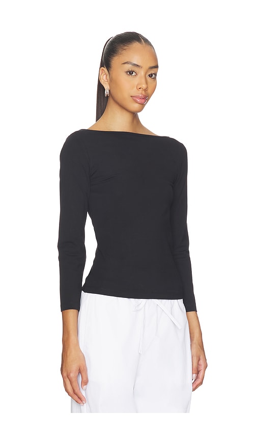  St. Agni Weiches Jersey-ballerina-top In Black. Größe Xxs. Also In Xl. 