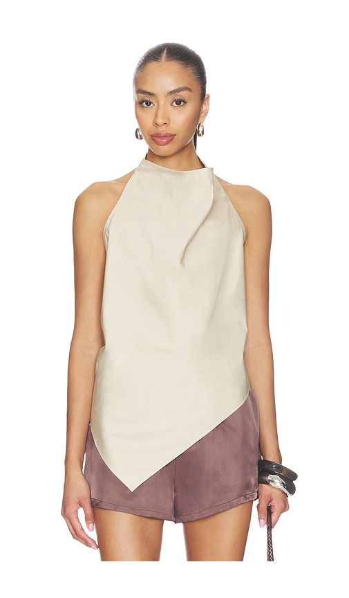 St. Agni Cotton Halter Top