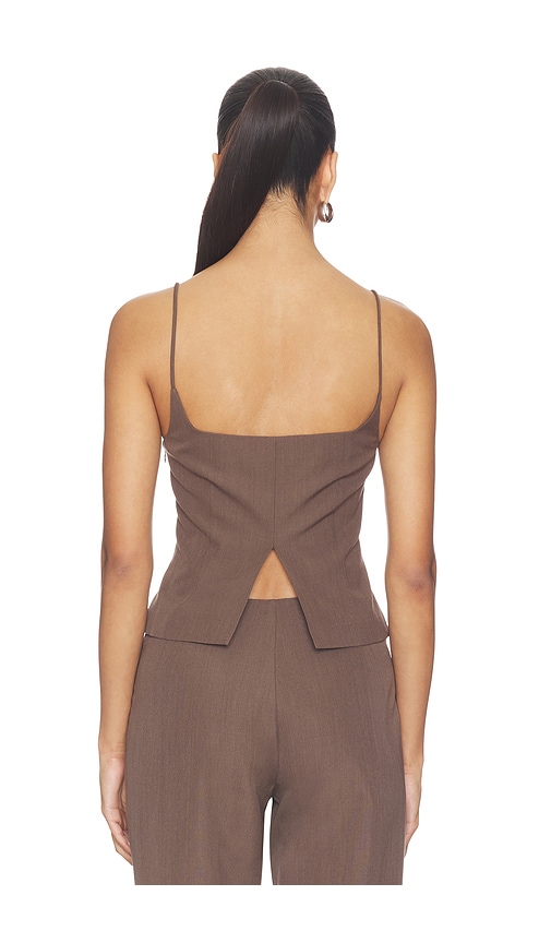  St. Agni Top Aus Seiden-canvas In Brown. Größe Xs. Also In S, M, L. 