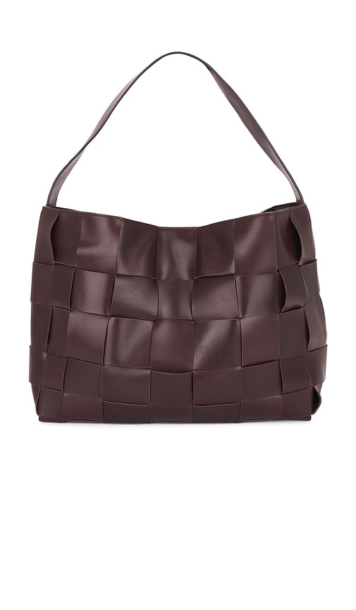 St. Agni Woven Large Tote in Chocolate