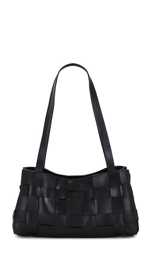 Shop St Agni Slim Woven Tote In 블랙