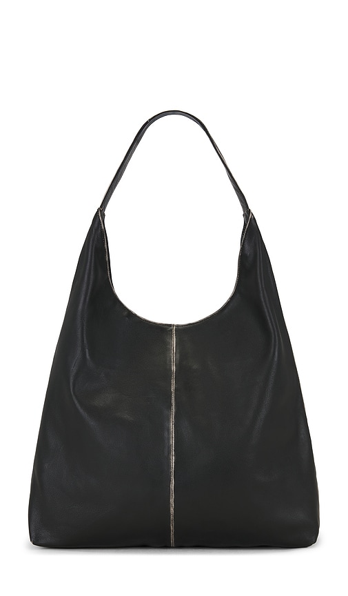 St Agni Brushed Large Tote In Black