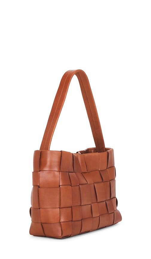  St. Agni Kleine Tote Bag Aus Webstoff In Brown. 
