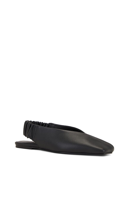 Shop St Agni Envelope Sling Back Flat In Black