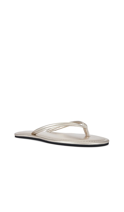 St Agni Thong-strap Sandals In Gold