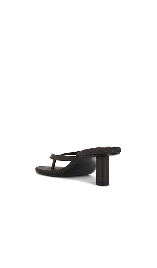  St. Agni High-heels Woven Thong In Chocolate. Größe 36. Also In 38. 