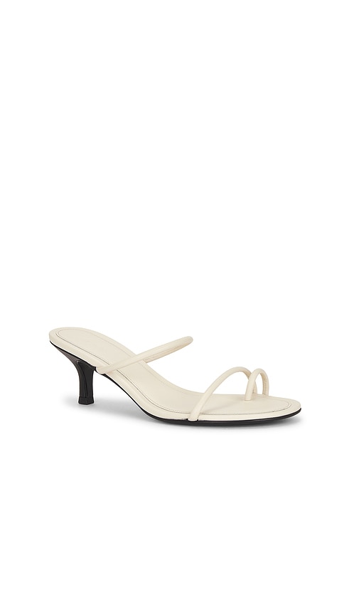 St Agni Minimal Strap Heel In Neutral