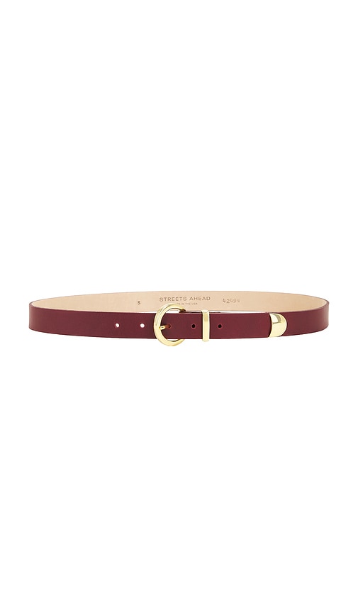 Shop Streets Ahead Seraphina Belt In Burgundy