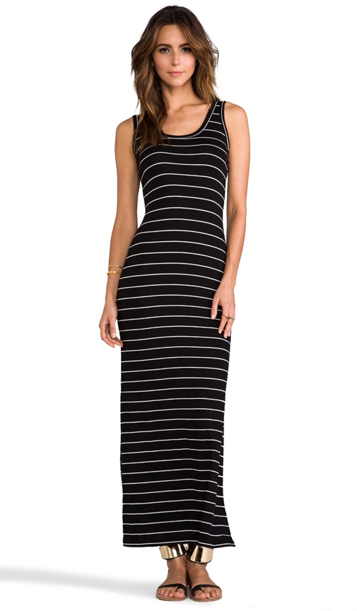 Moby Stripe Low Back Tank Maxi