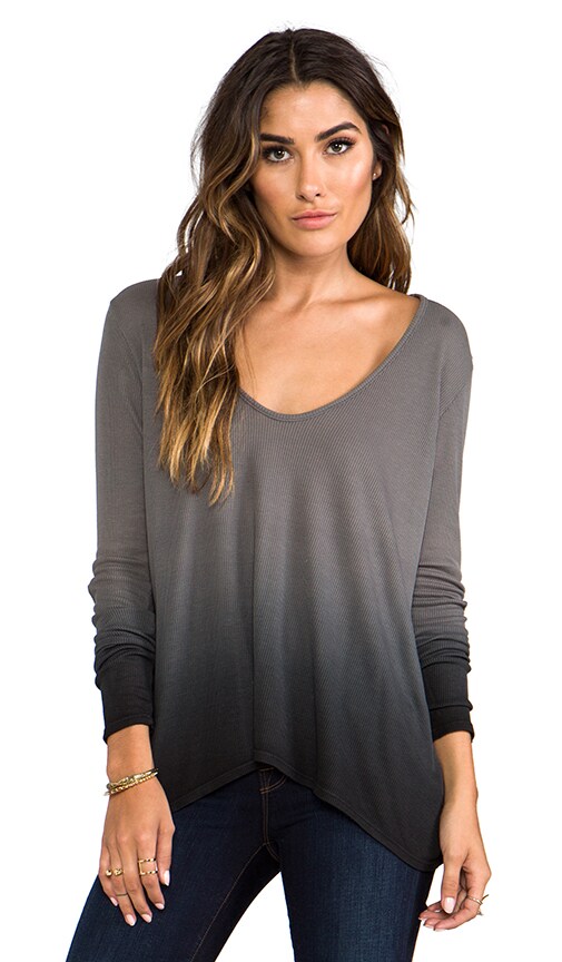 Model Rib Pia Elbow Cutout Top
