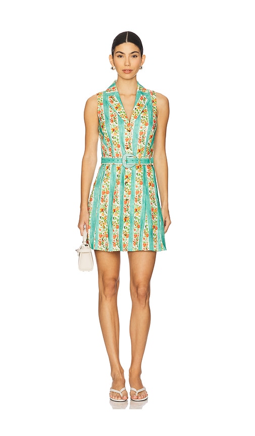 Livi Short Dress in Green. - size 8 (also in 10, 2, 4, 6)
