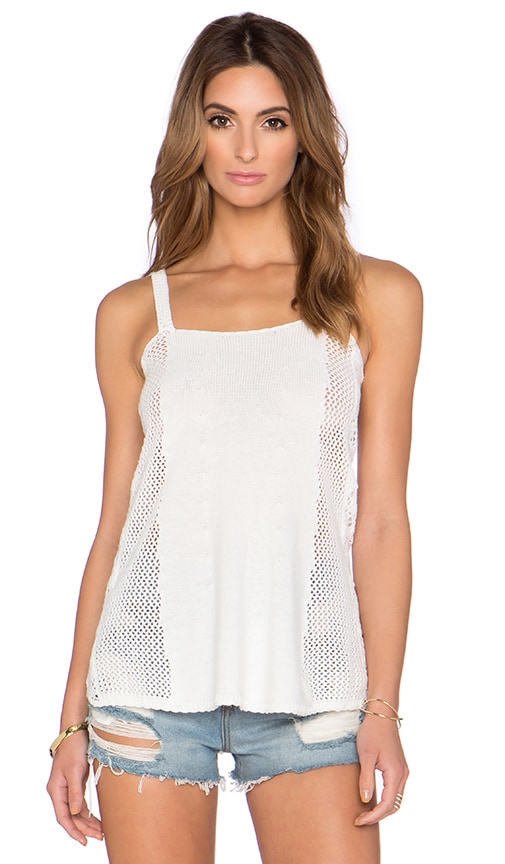 Crochet Pointelle Tank