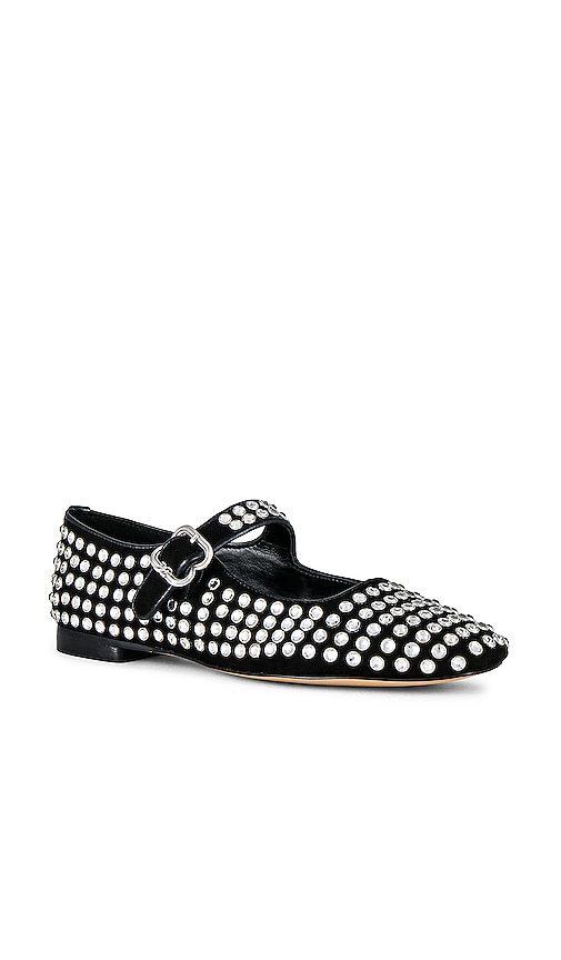 Shop Sam Edelman Michaela Gem Flat In Black