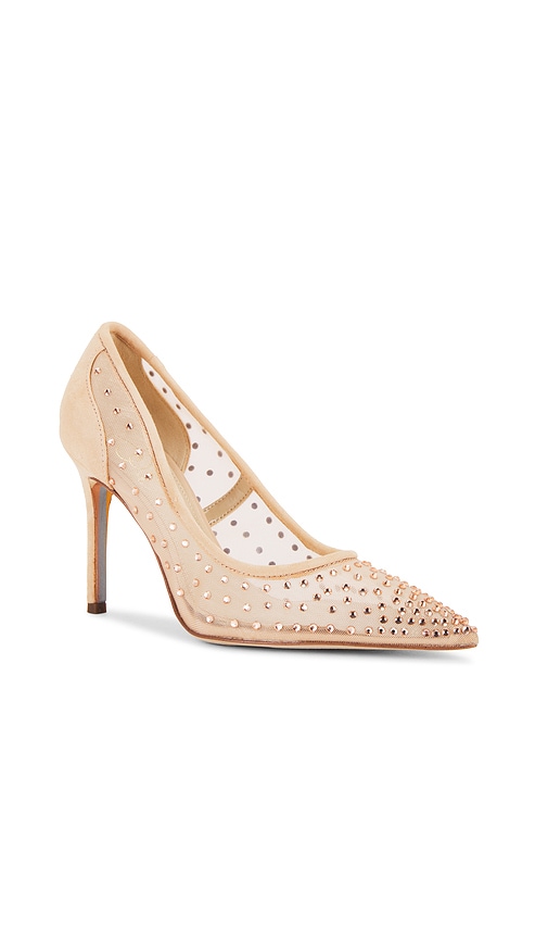 Shop Sam Edelman Hazel Mesh Pump In Nude