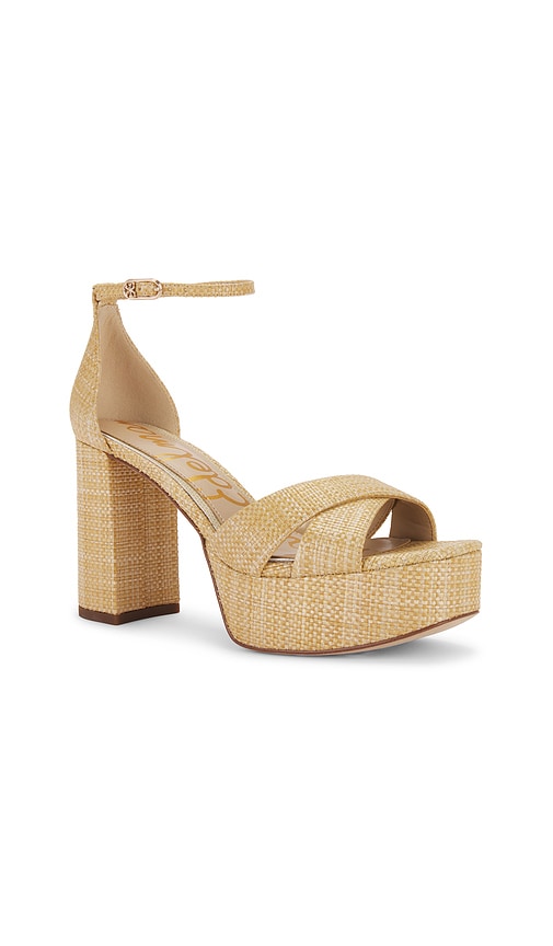 Sam Edelman Jullian Platform Heel In Bleached Beechwood