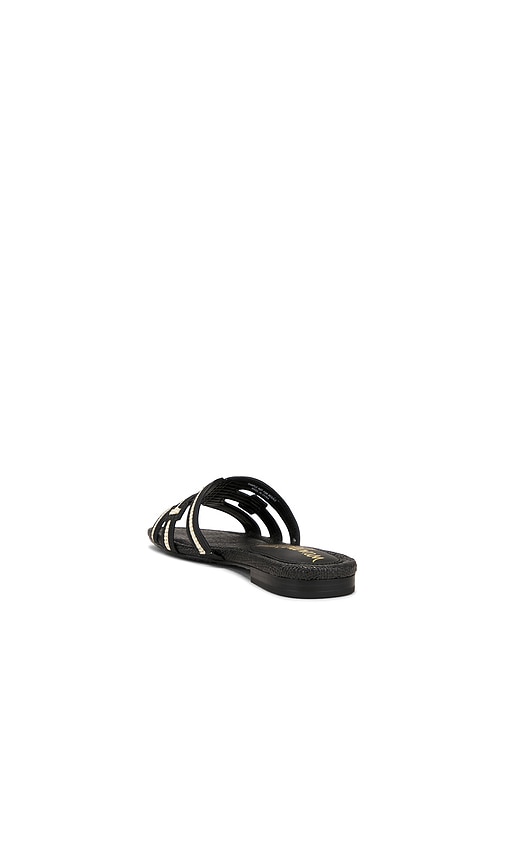  Sam Edelman Sandalia Bay Multi En Color Negro Talla 6  (también En 5.5, 6.5, 7, 7.5, 8, 8.5, 9, 9.5). 