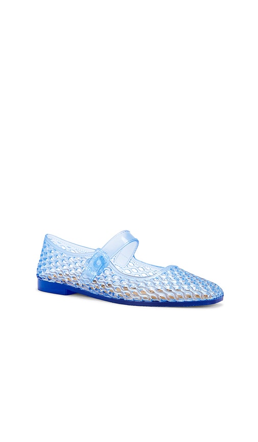 Sam Edelman Michaela Jelly Mary Jane Flat Soft Blue Jelly