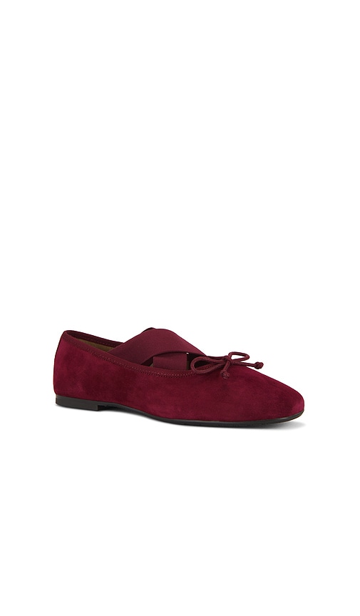 Sam Edelman Arya Ballet Flat In Burgundy