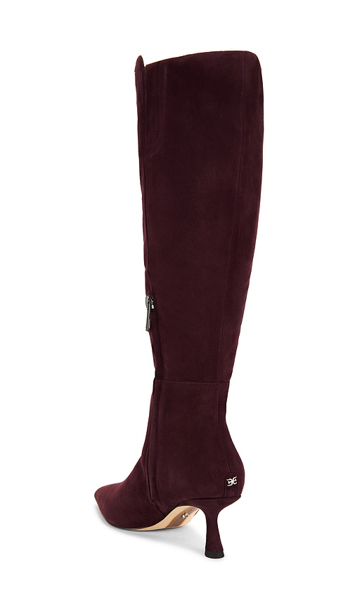  Sam Edelman Stiefel Mit Weitem Schaft Taylin In Purple. Größe 6. Also In 6.5, 7, 7.5, 8, 8.5, 9. 