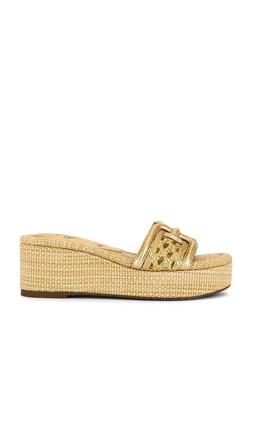 Sam Edelman Pauleena Weave Sandal In Gold