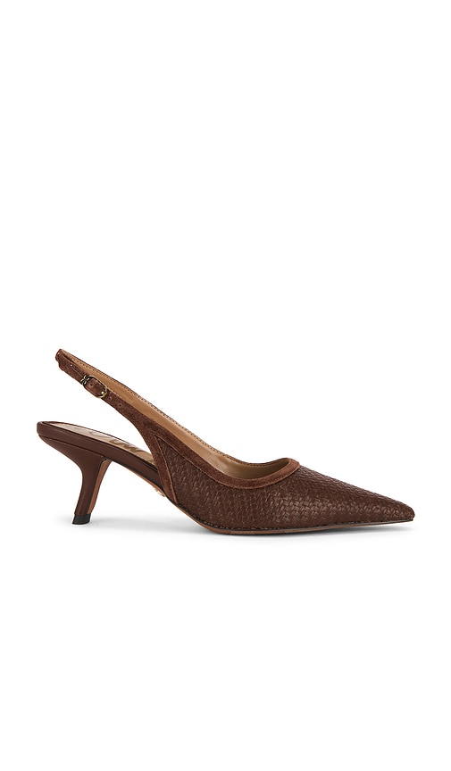 Sam Edelman Bianka Slingback Heel in Brown. - size 7.5 (also in 10, 5.5, 6, 6.5, 7, 8, 8.5, 9)