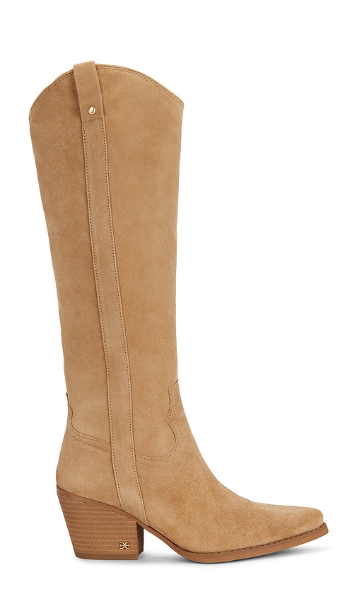 Sam Edelman Wyatt Wide Calf Boot in Tan. - size 6 (also in 6.5, 7, 7.5, 8, 8.5, 9, 9.5)