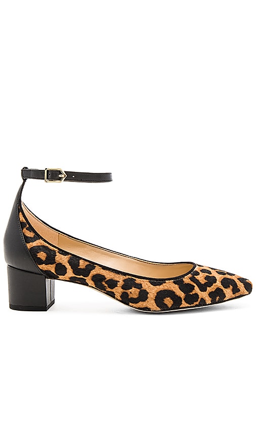 Lola Leopard Calf Hair Heel