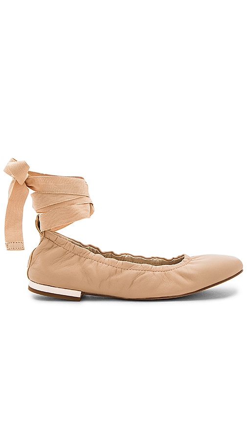 Sam Edelman Fallon Ballet Flat in Nude 