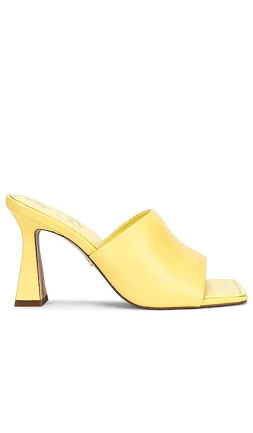 yellow mule sandals