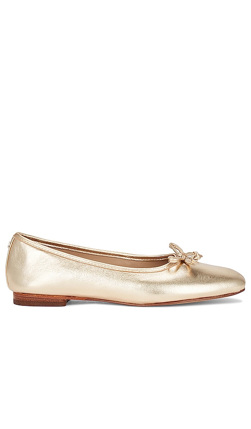 Sam edelman store gold ballet flats