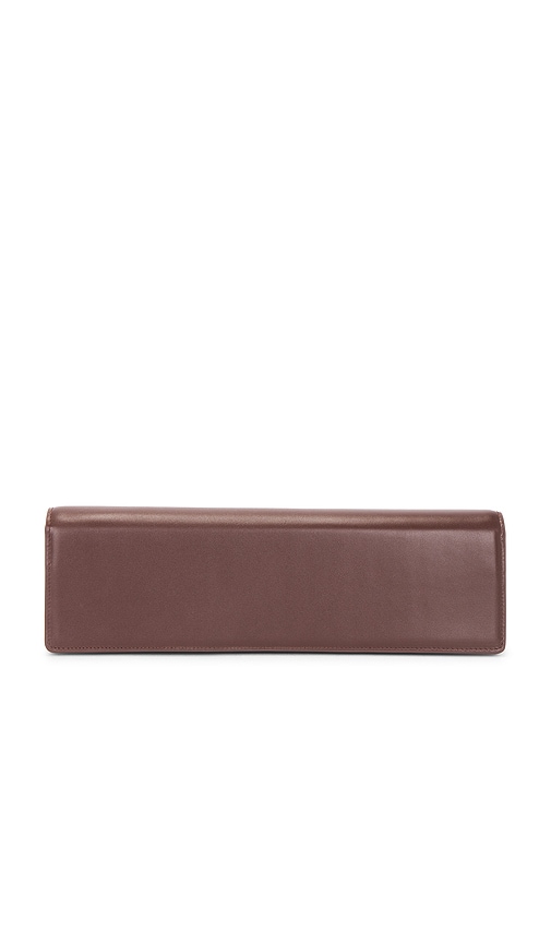  Studio Amelia Helix Mailbox Clutch In Chocolate. 
