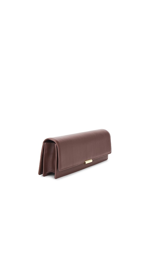  Studio Amelia Helix Mailbox Clutch In Chocolate. 