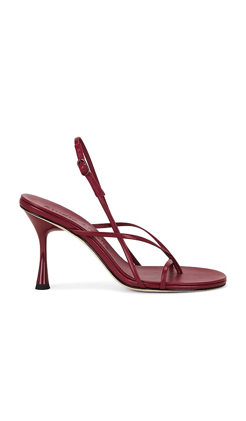 Studio Amelia Wishbone 90 Heel In Burgundy