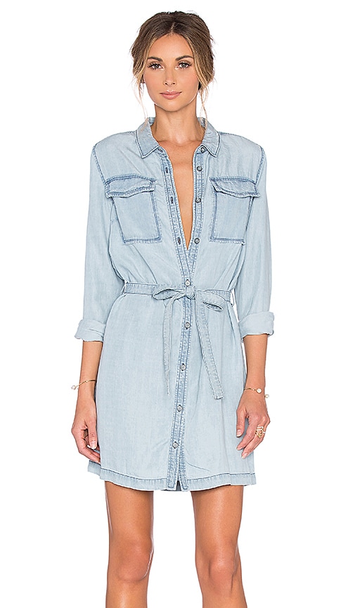 Sanctuary Croquet Shirt Dress in Kaskade Wash | REVOLVE