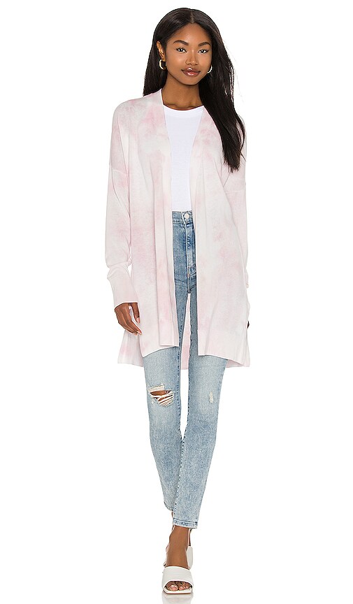 Sanctuary Easy Breezy Cardigan in Pink Sherbert Tie Dye | REVOLVE