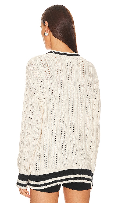  Sanctuary Cardigan Sport Stripe In Cream. Größe M. Also In L. 