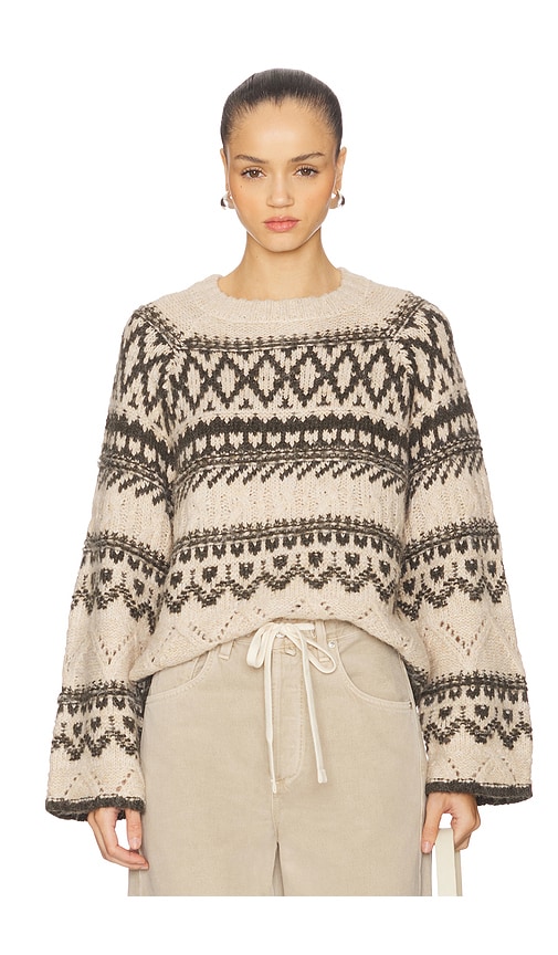 Sanctuary Fairisle Crew Neck Sweater